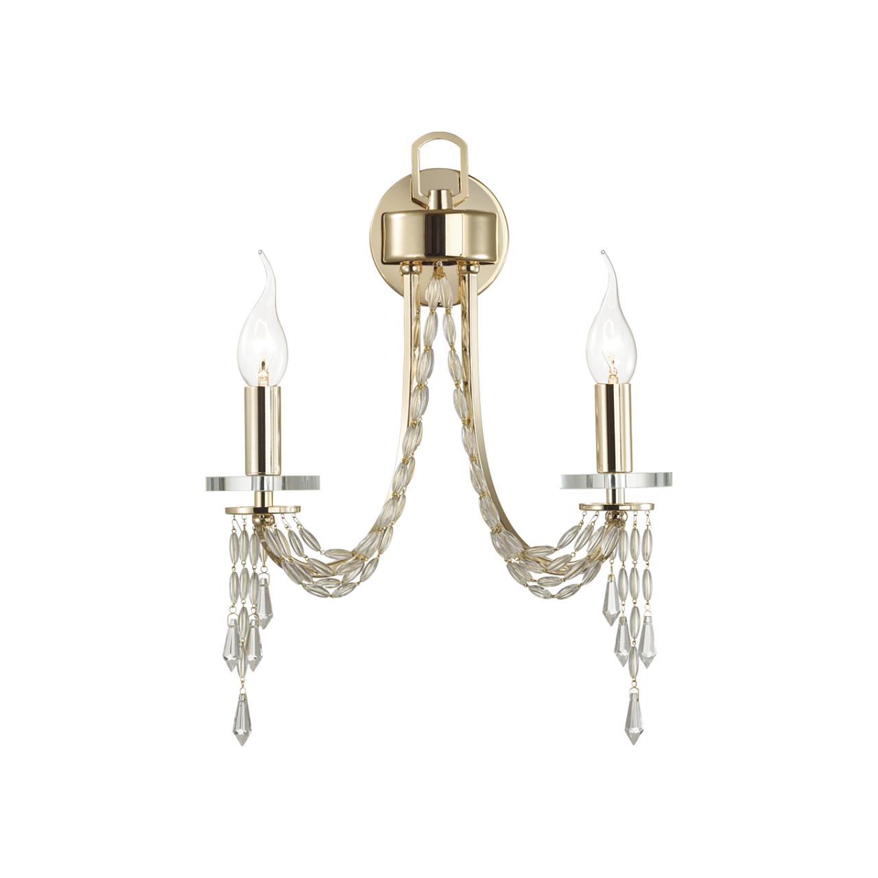 Бра ODEON LIGHT CLASSIC CAPEL золотой E14*2 10W