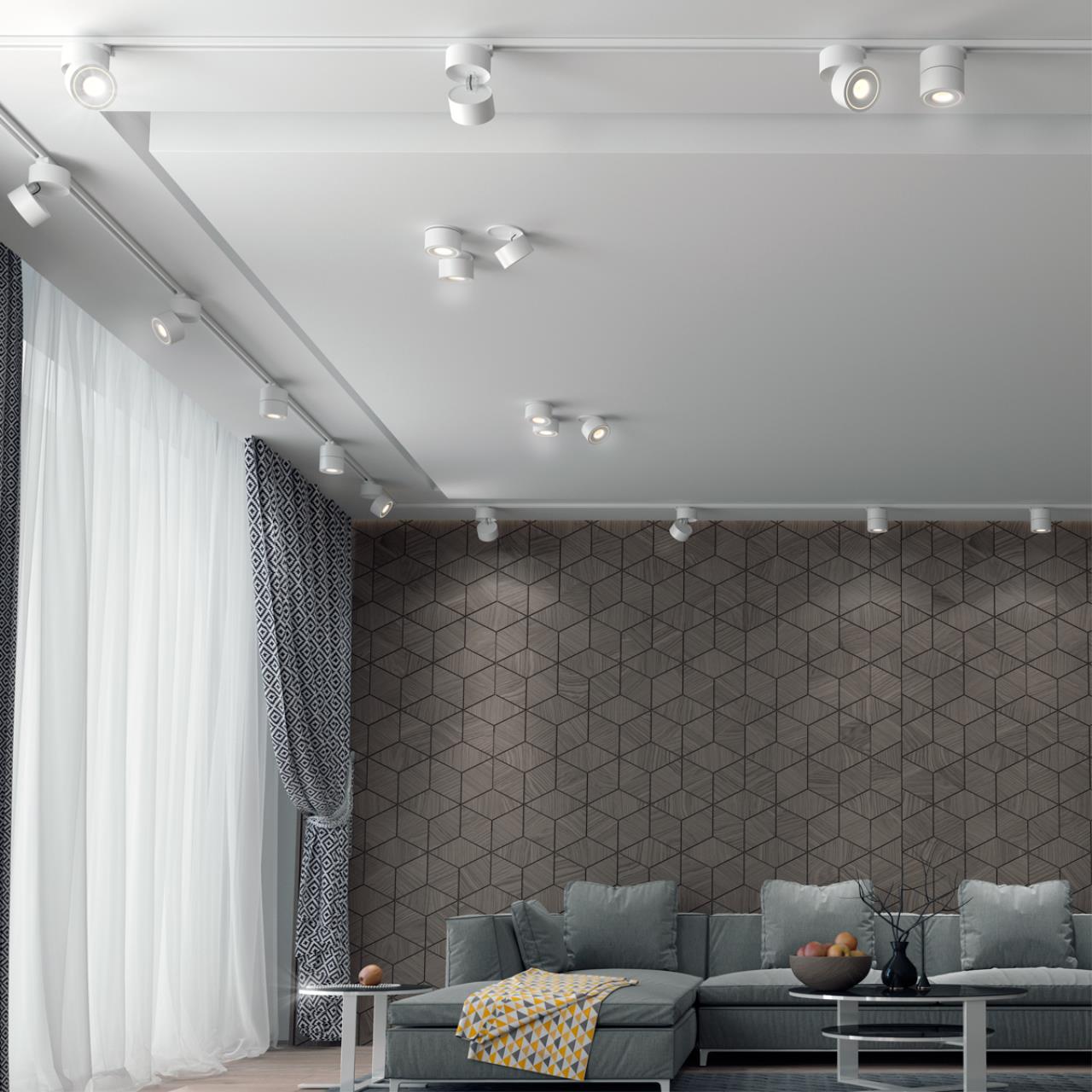 Светильник трековый однофазный трехжильный светодиодный NOVOTECH PORT GRODA белый LED*1 15W