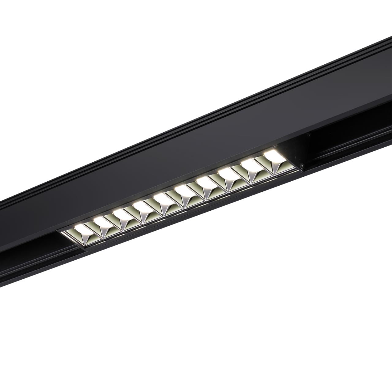 Трековый светильник для низковольного шинопровода NOVOTECH SHINO KIT черный LED*1 20W