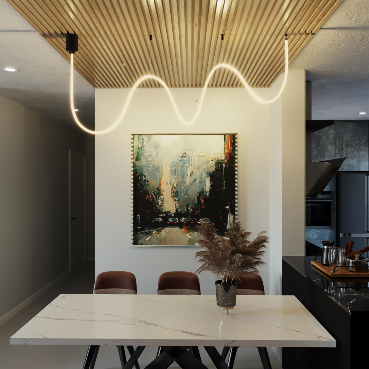 База для накладного монтажа светильников 359128-359133 NOVOTECH KONST RAMO черный LED 15-40W