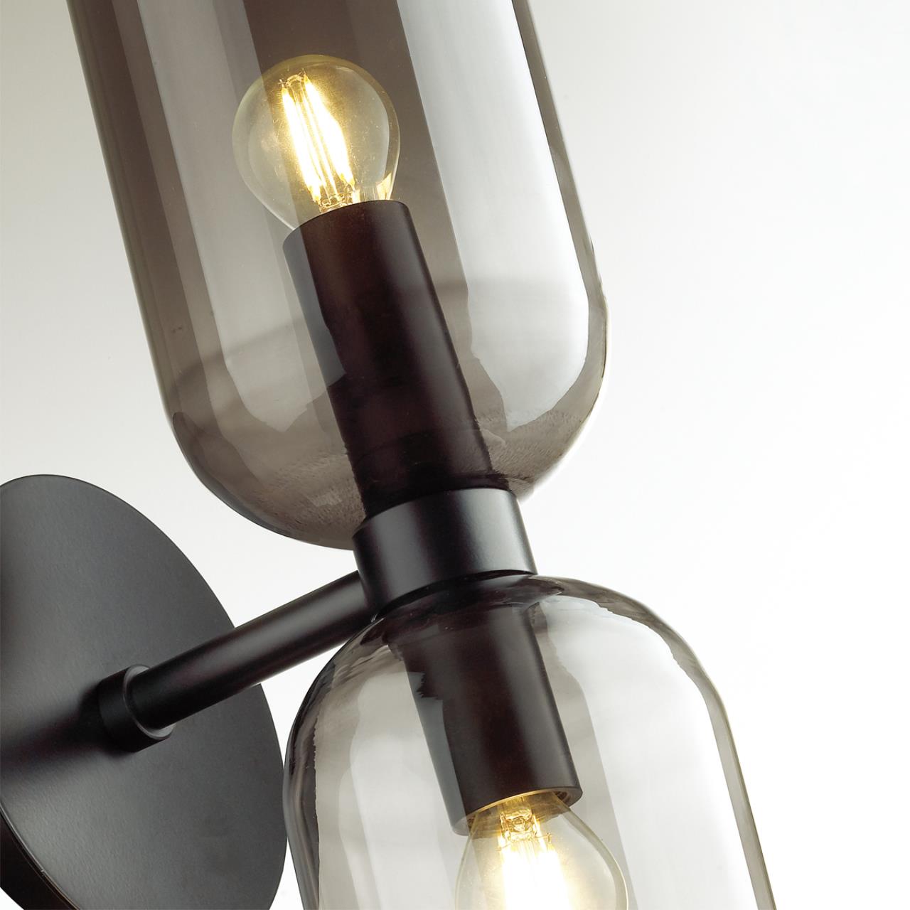Бра с выключателем ODEON LIGHT MIDCENT ORINOCO черный