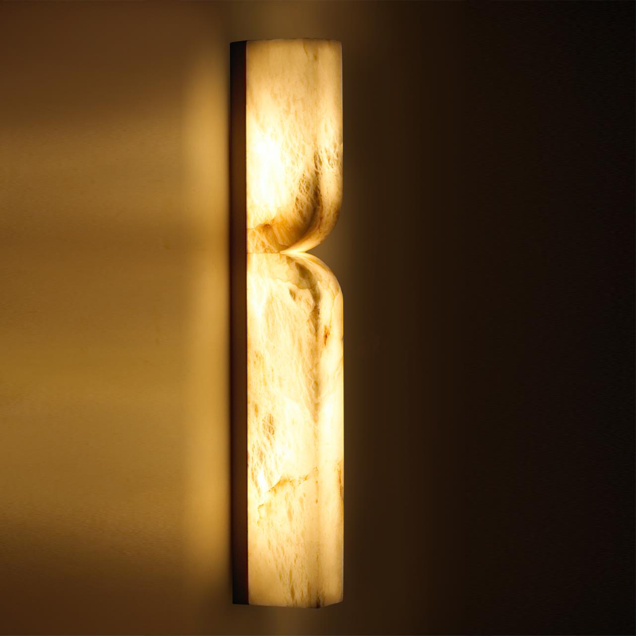 Настенный светильник ODEON LIGHT L-VISION MARBELLA латунь LED*1 18W