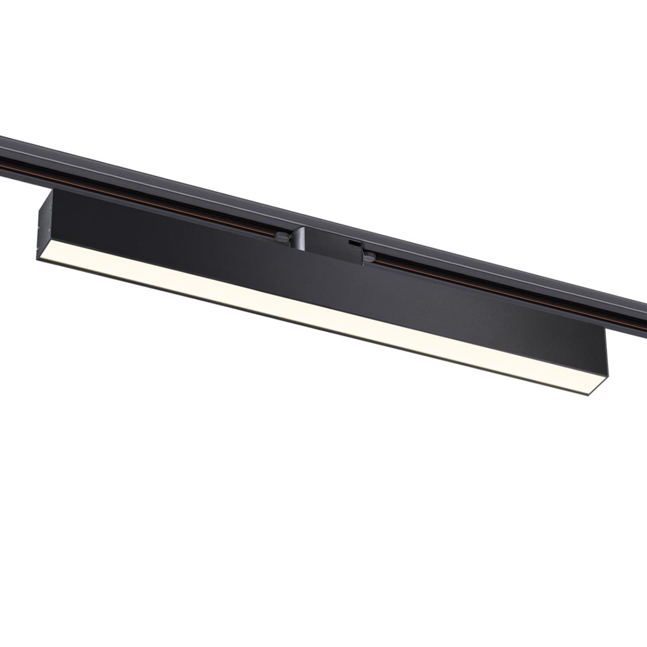 Светильник трековый однофазный трехжильный светодиодный NOVOTECH PORT ITER черный LED*1 30W 4000К