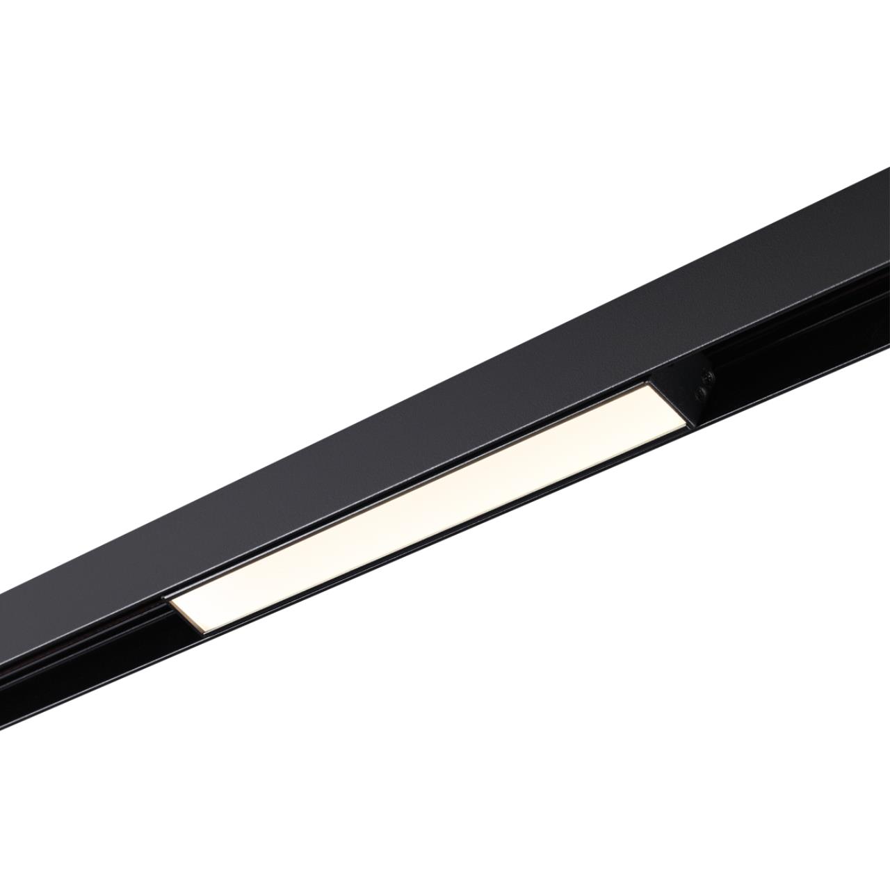 Трековый светильник для низковольтного шинопровода NOVOTECH SHINO FLUM черный LED*1 12W 3000К плафон черный