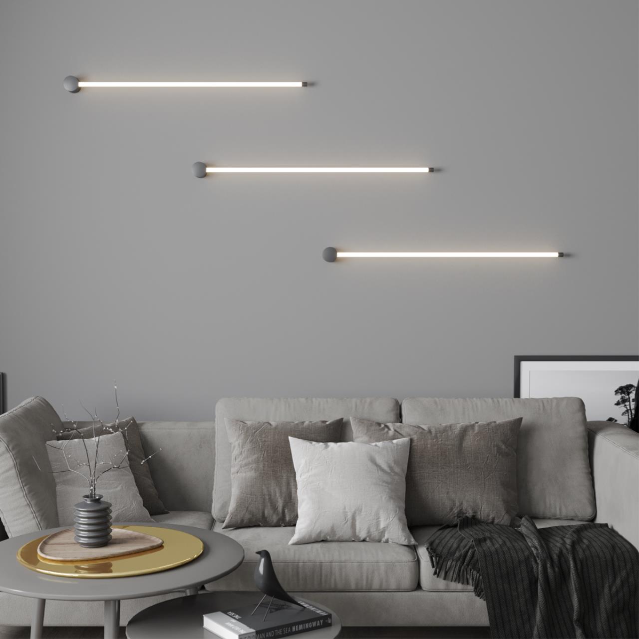 Светильник линейный светодиодный NOVOTECH KONST VITZ черный LED*1 15W 4000К