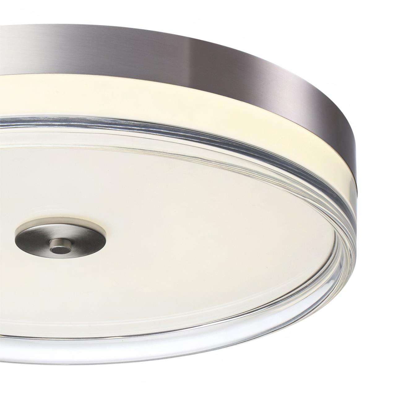 Настенно-потолочный светильник SONEX MITRA LED ETERNA никель LED*1 76W