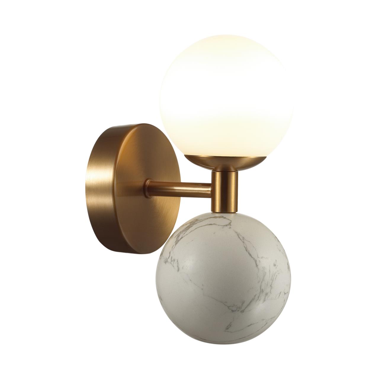 Настенный светильник ODEON LIGHT MIDCENT LOLLA латунь LED*1 6W 3000К