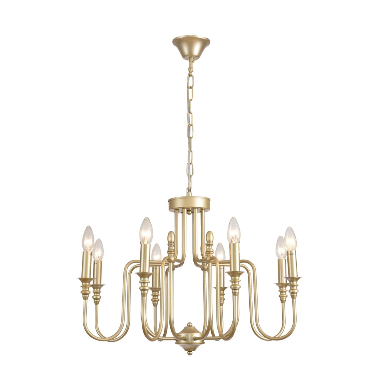 Люстра LUMION CLASSI SUANA золотой E14*8 10W