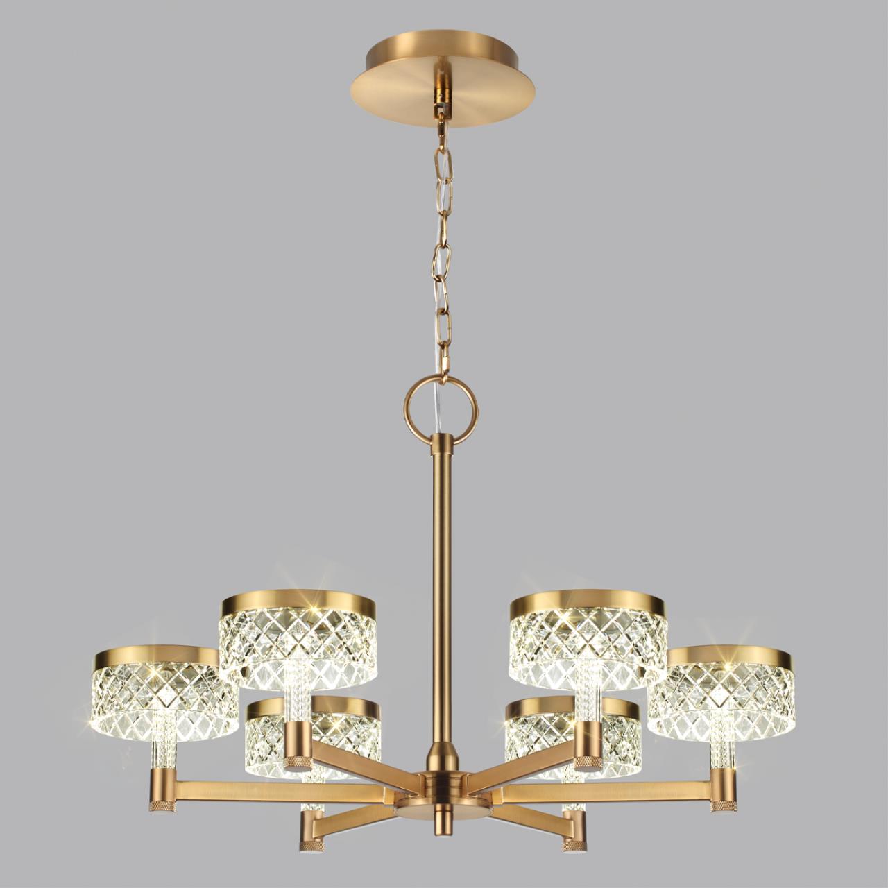 Люстра ODEON LIGHT L-VISION FIVRE античная бронза, латунь
