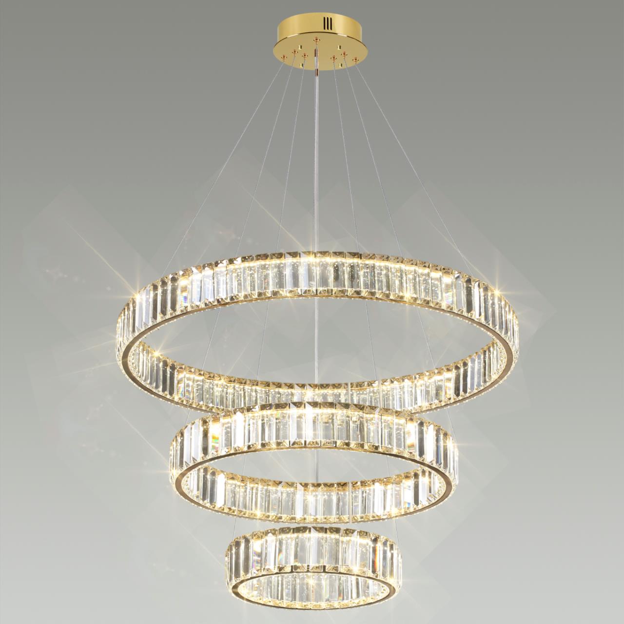 Люстра ODEON LIGHT L-VISION Vekia золотой LED*1 88W