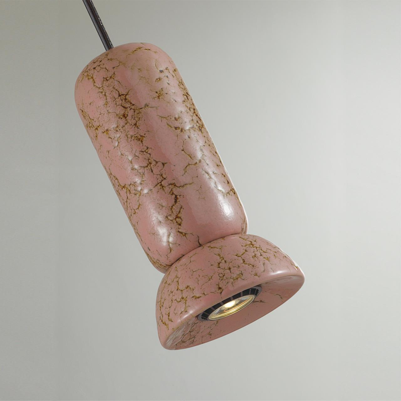 Подвес ODEON LIGHT PENDANT KERAMA черный GU10*1 10W плафон цветной