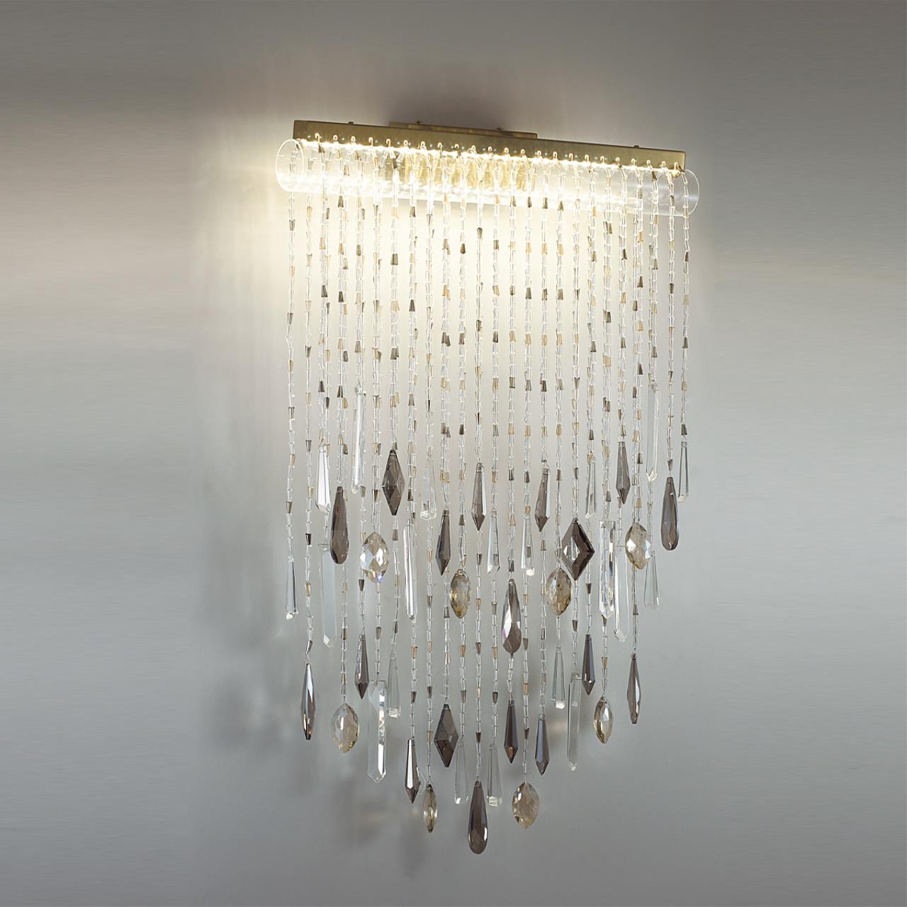Настенный светильник ODEON LIGHT EXCLUSIVE HALL AFINA бронзовый LED*1 24W