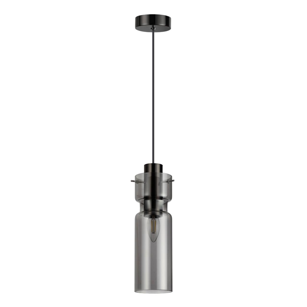 Подвес ODEON LIGHT PENDANT SCROW черный E27*1 10W плафон черный