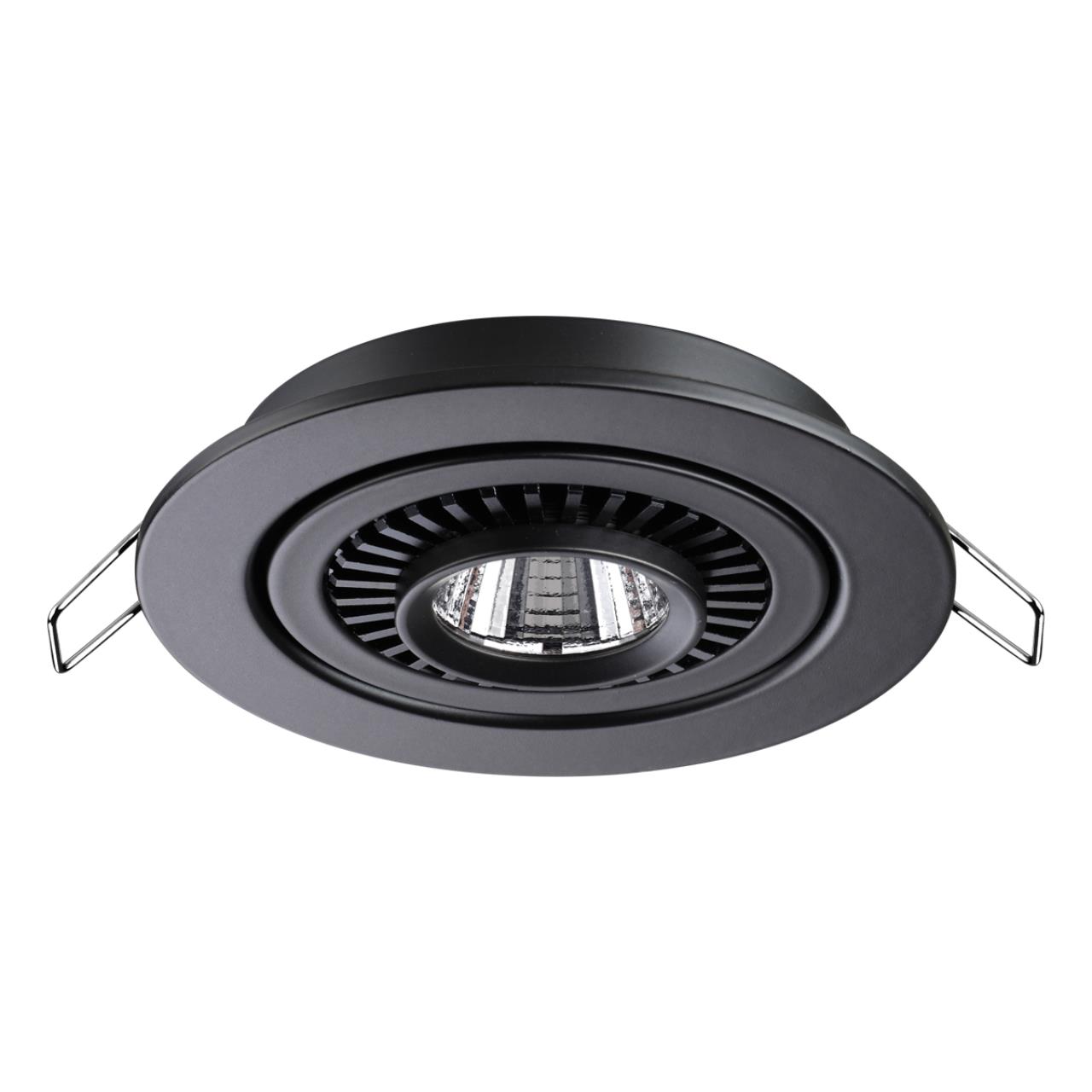Светильник встраиваемый светодиодный NOVOTECH SPOT GESSO черный LED 9W