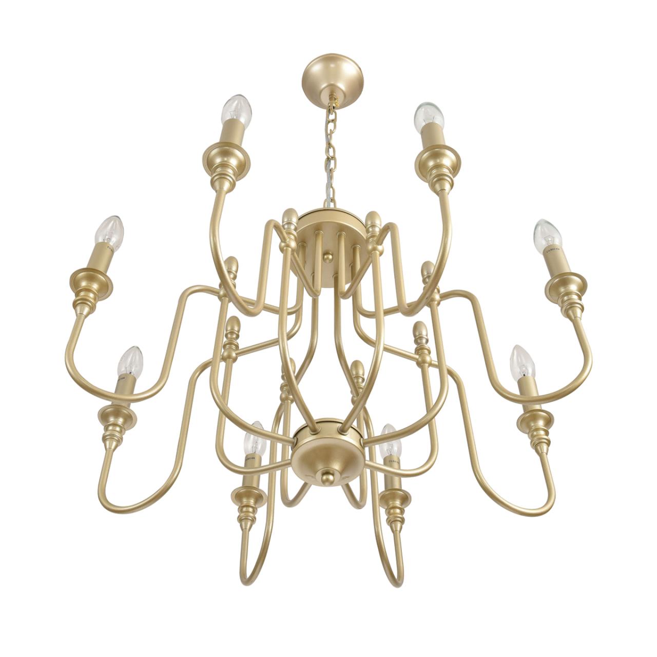 Люстра LUMION CLASSI SUANA золотой E14*8 10W