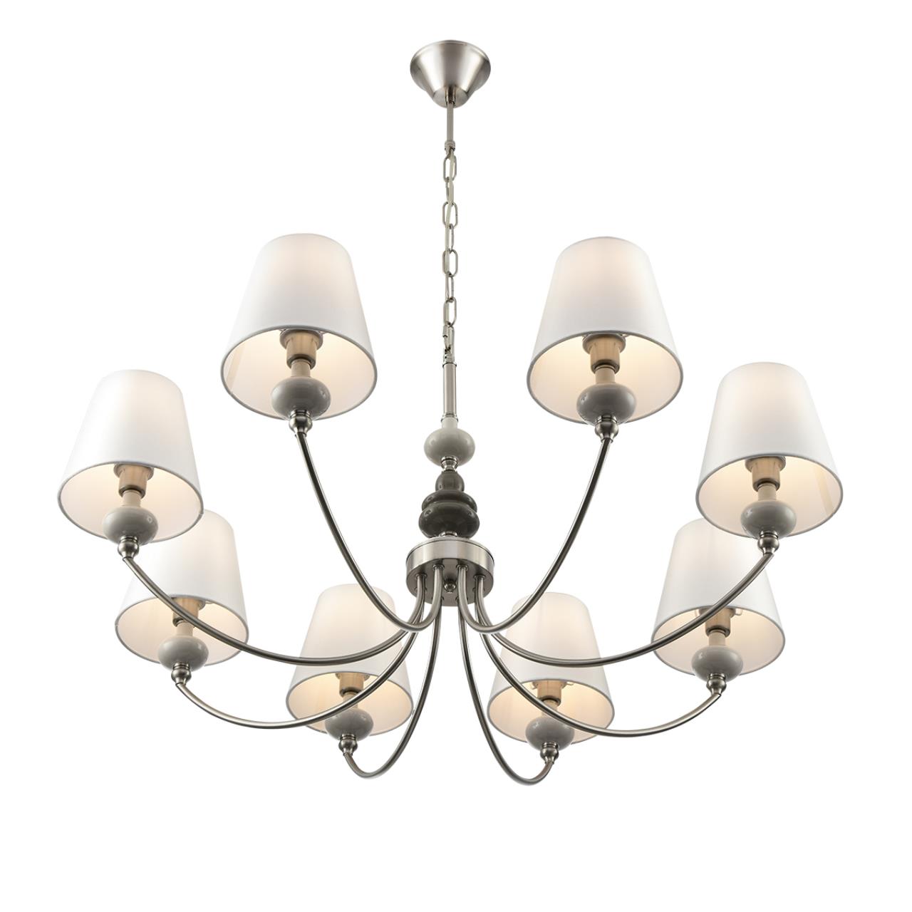 Люстра LUMION CLASSI KENTUKI никель E14*8 10W