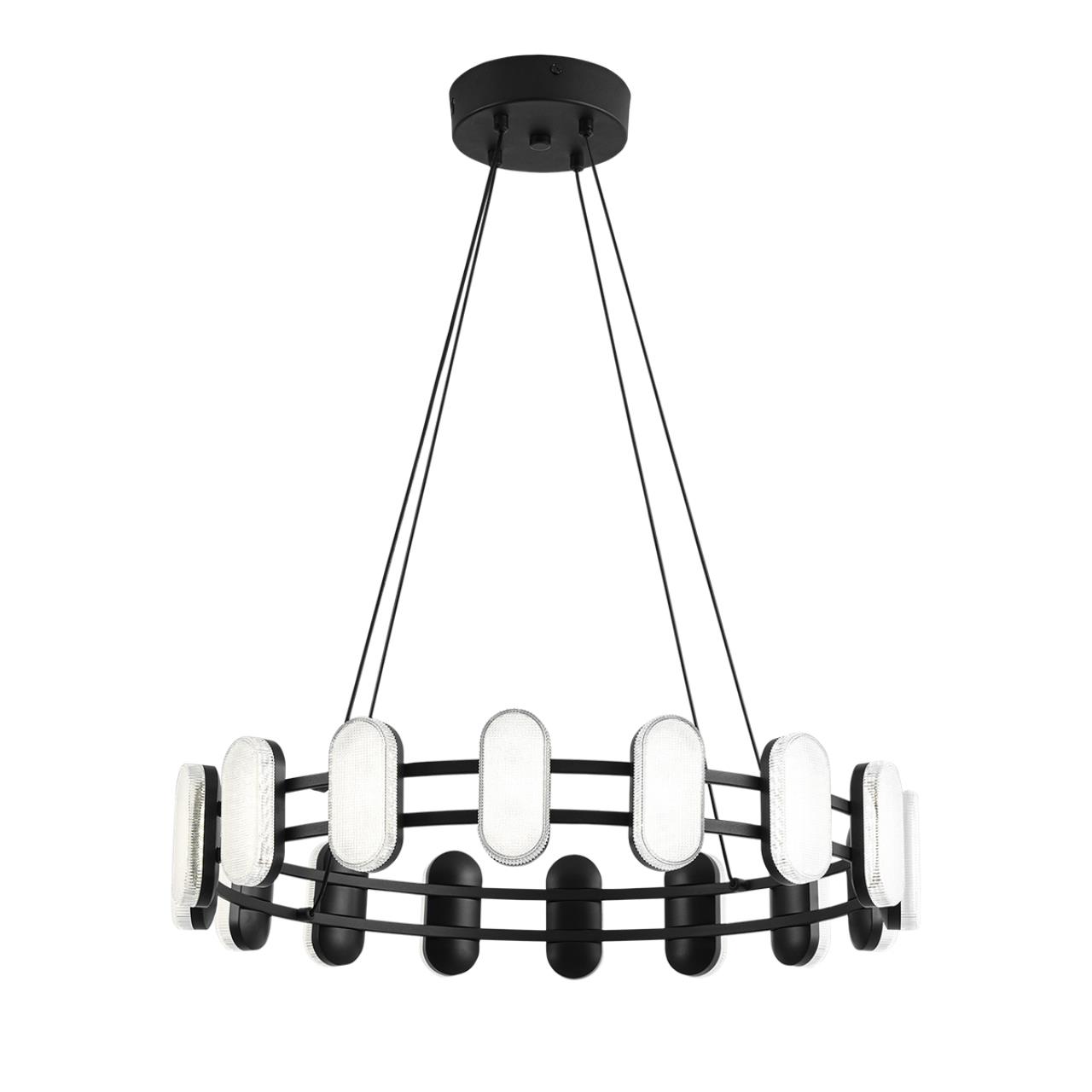 Люстра подвесная LUMION LEDIO OVELA черный LED*1 35W