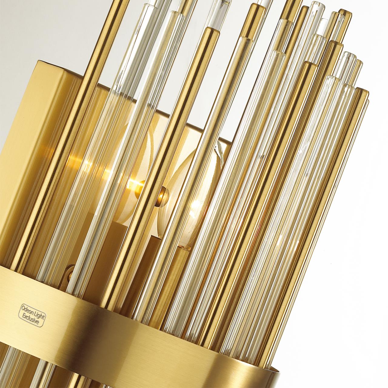 Настенный светильник ODEON LIGHT EXCLUSIVE HALL EMPIRE золотой E14*4 10W  890 мм