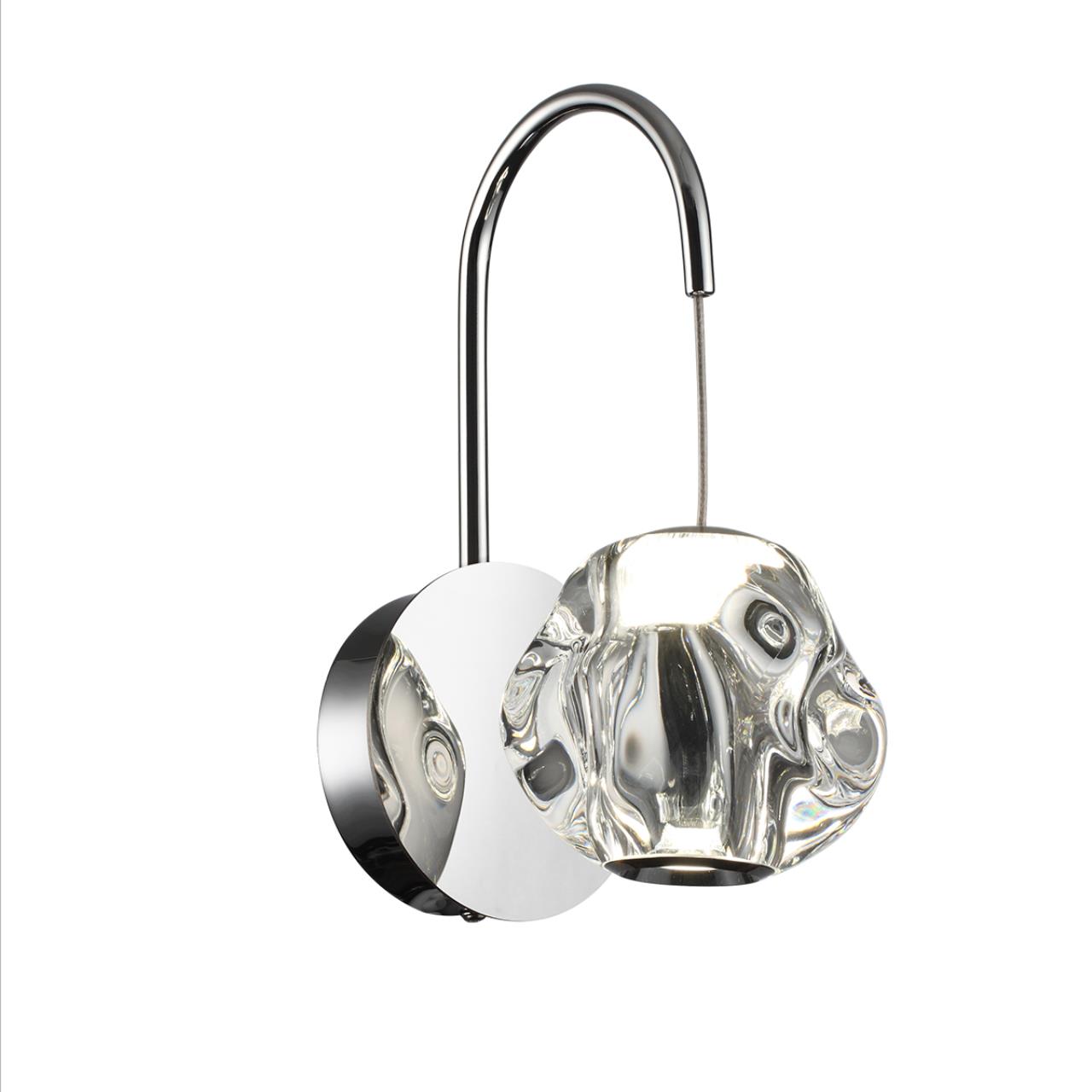 Бра ODEON LIGHT L-VISION JEMSTONE хром LED*1 5W
