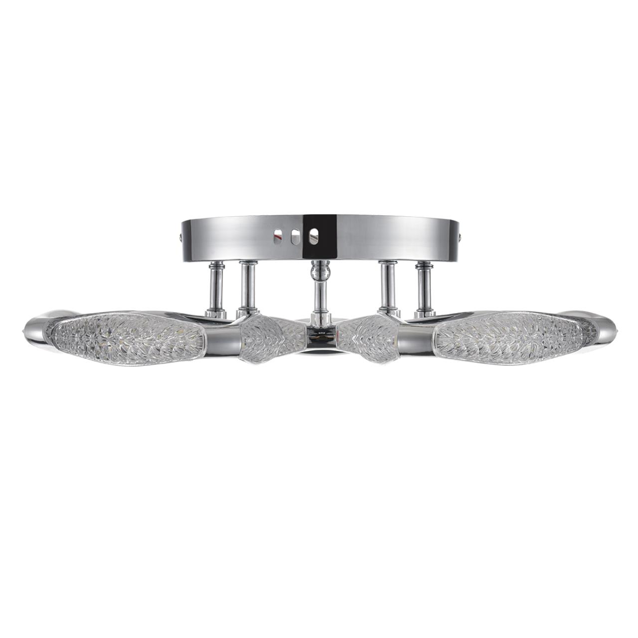 Люстра потолочная LUMION LEDIO RUANA хром LED*1 65W