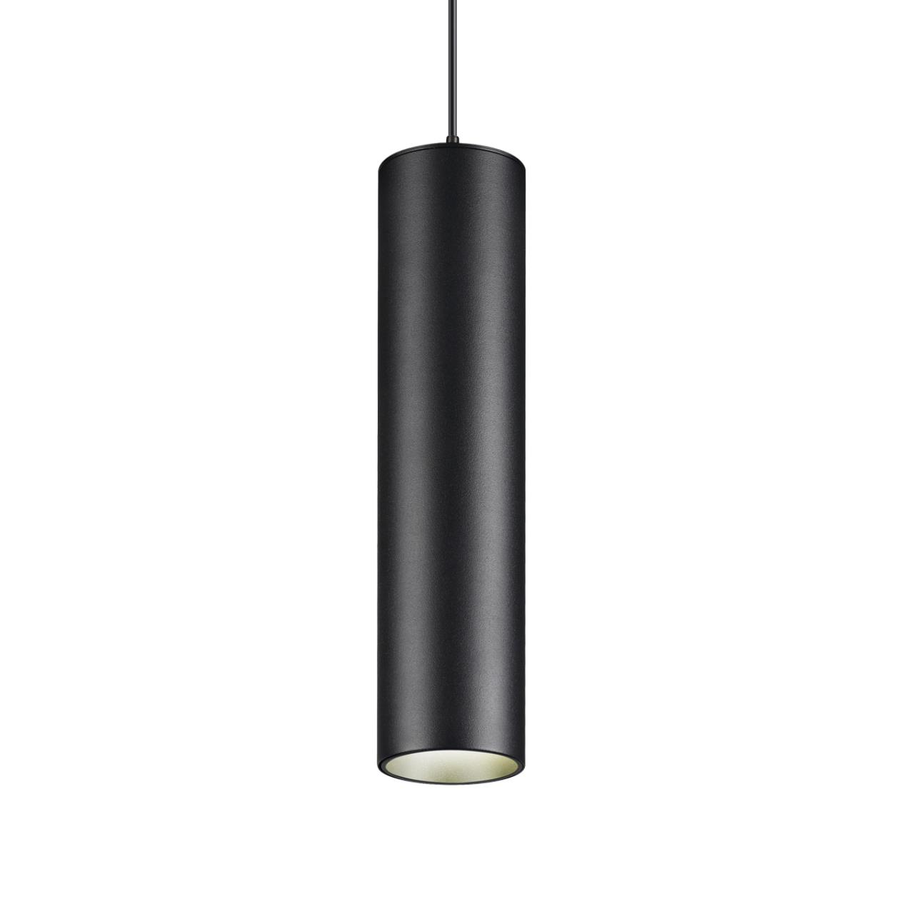 Подвес трековый светодиодный для низковольтного шинопровода NOVOTECH SHINO SMAL черный LED*1 9W 3000К плафон черный