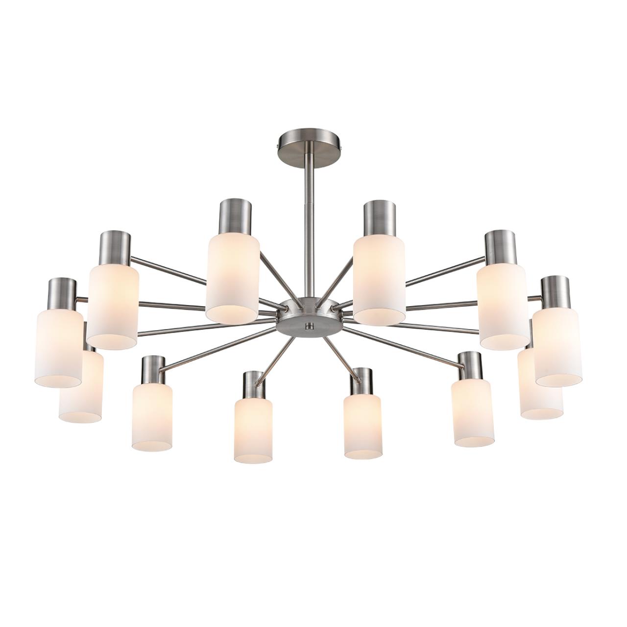 Люстра на штанге LUMION COMFI MAVE никель E14*12 10W