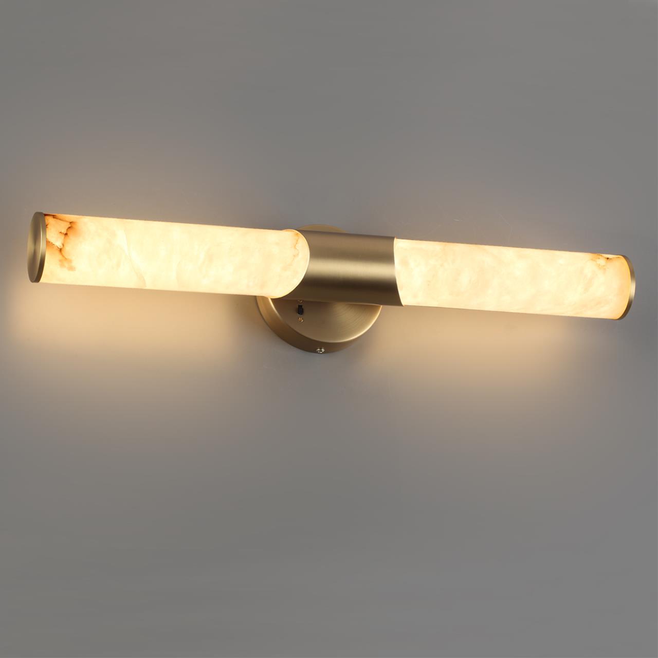 Настенный светильник ODEON LIGHT L-VISION MARBELLA латунь LED*1 12W 3000/4000К
