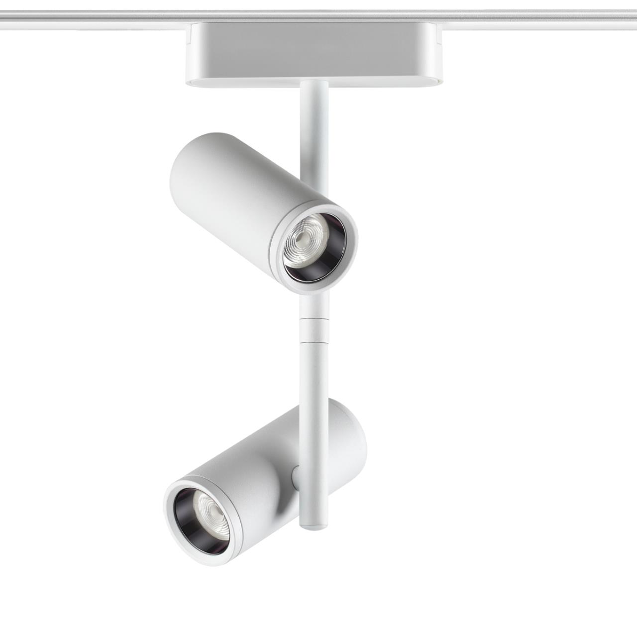 Трековый светильник для низковольтного шинопровода NOVOTECH SHINO SMAL белый LED*2 16W 3000К плафон белый