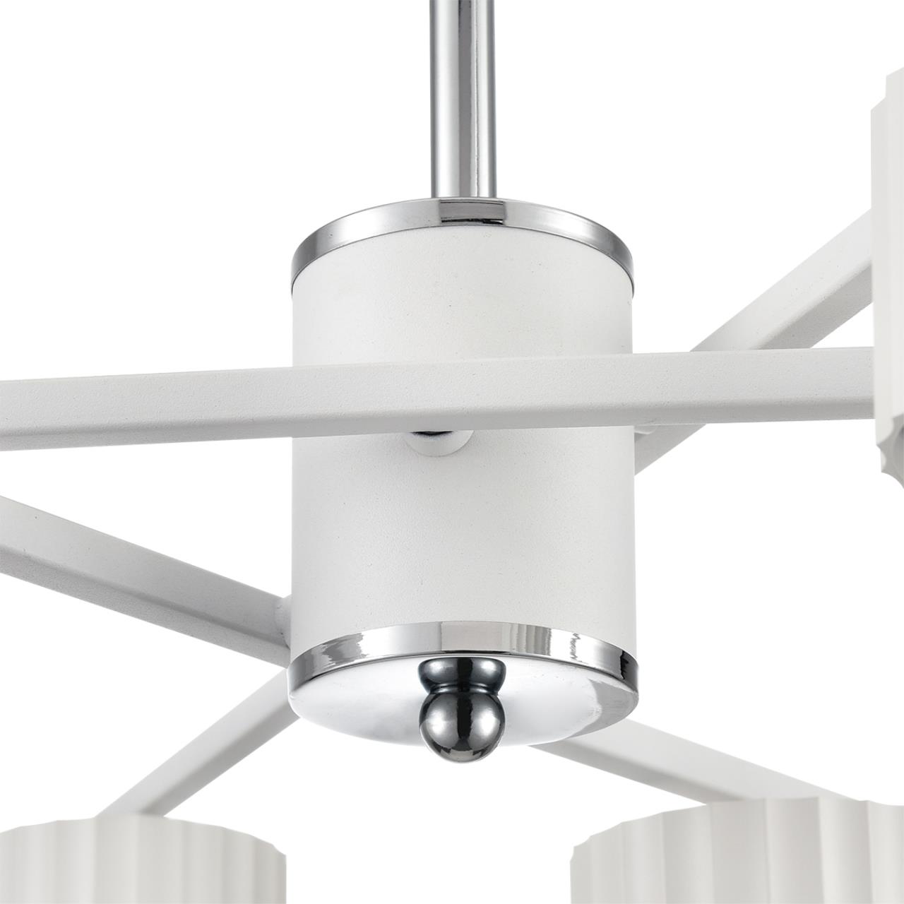 Люстра на штанге LUMION COMFI KARINA белый, хром GX53*6 10W