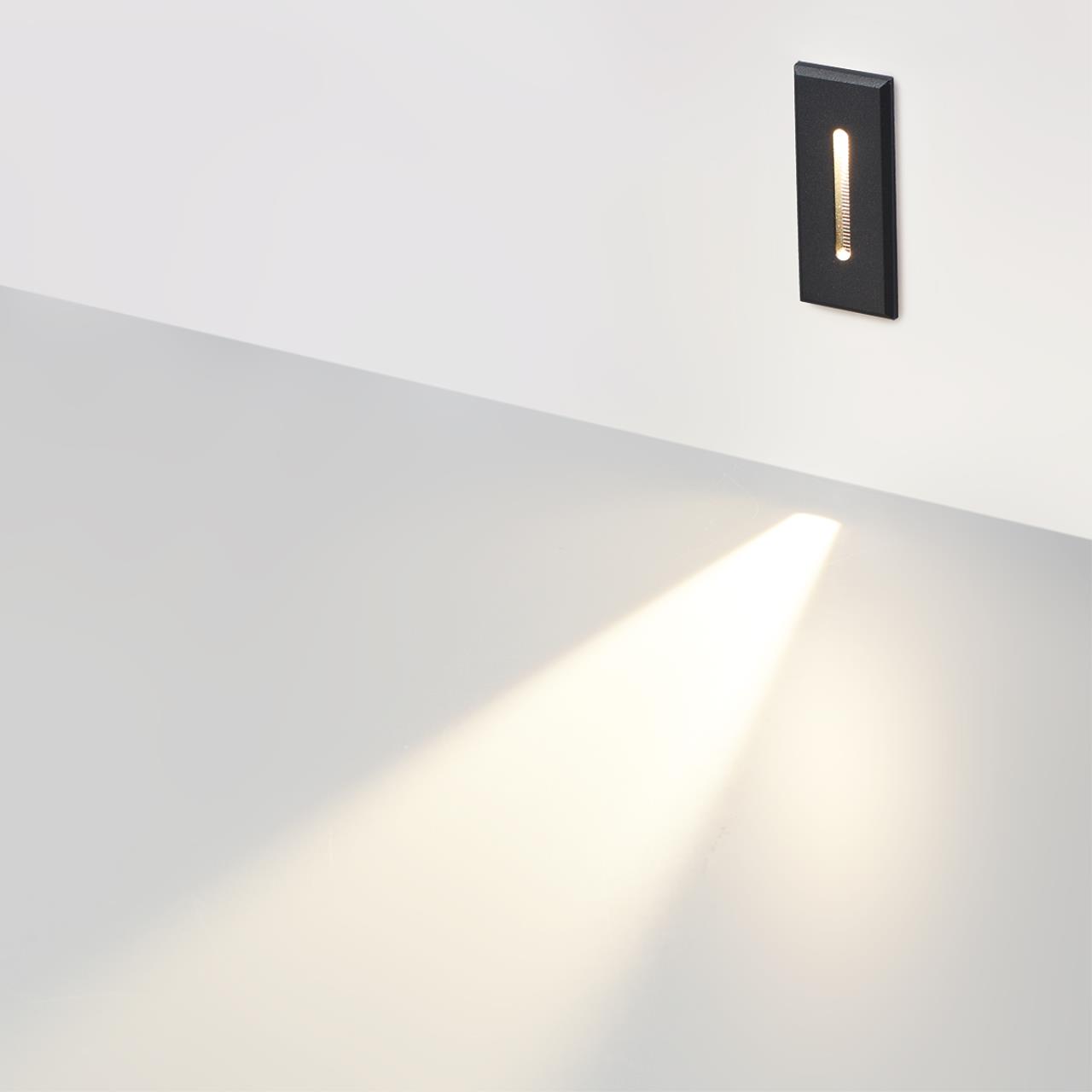 Подсветка для лестниц ODEON LIGHT HIGHTECH ESCALA черный LED*7 3W