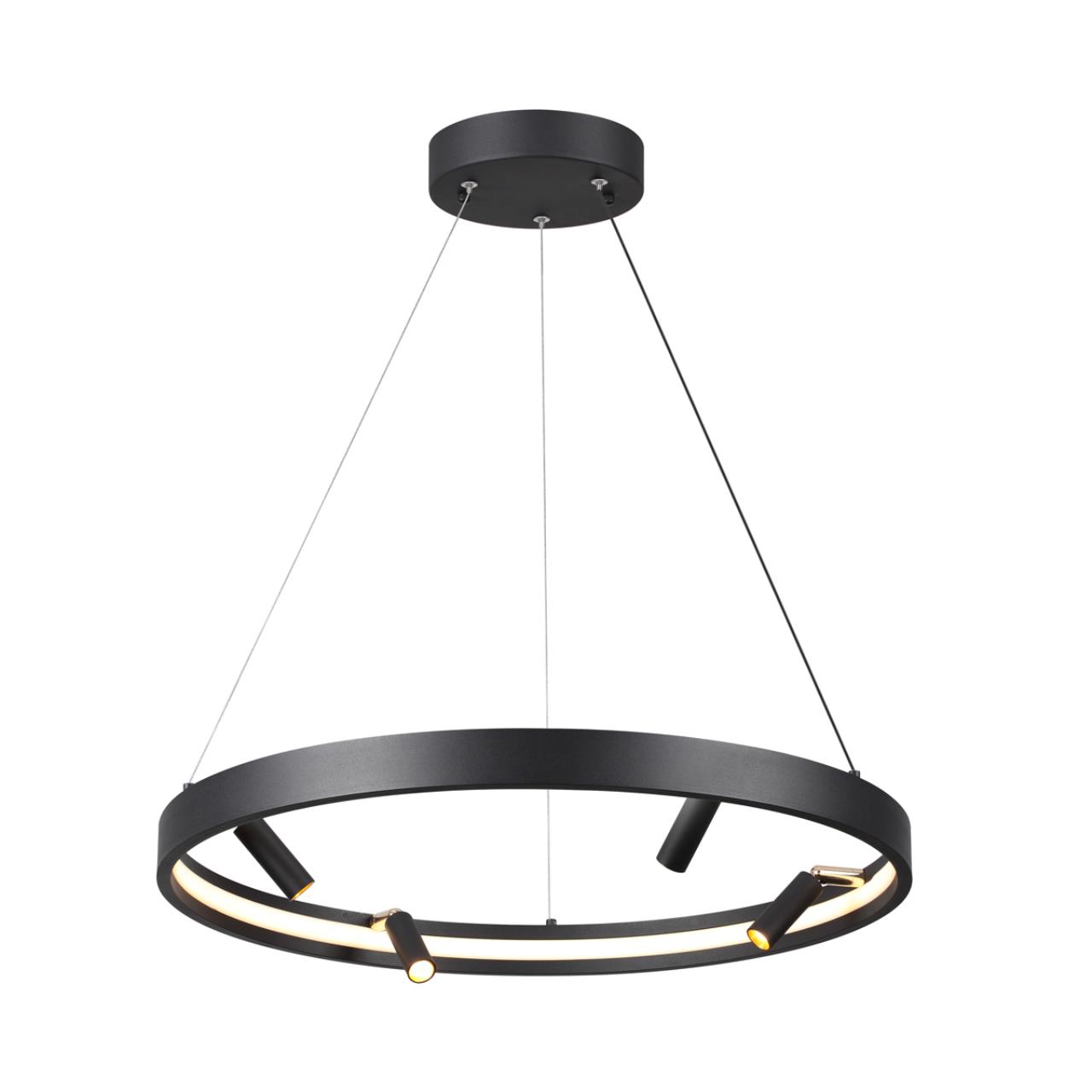 Подвесной светильник ODEON LIGHT HIGHTECH FONDA черный LED*1 70W
