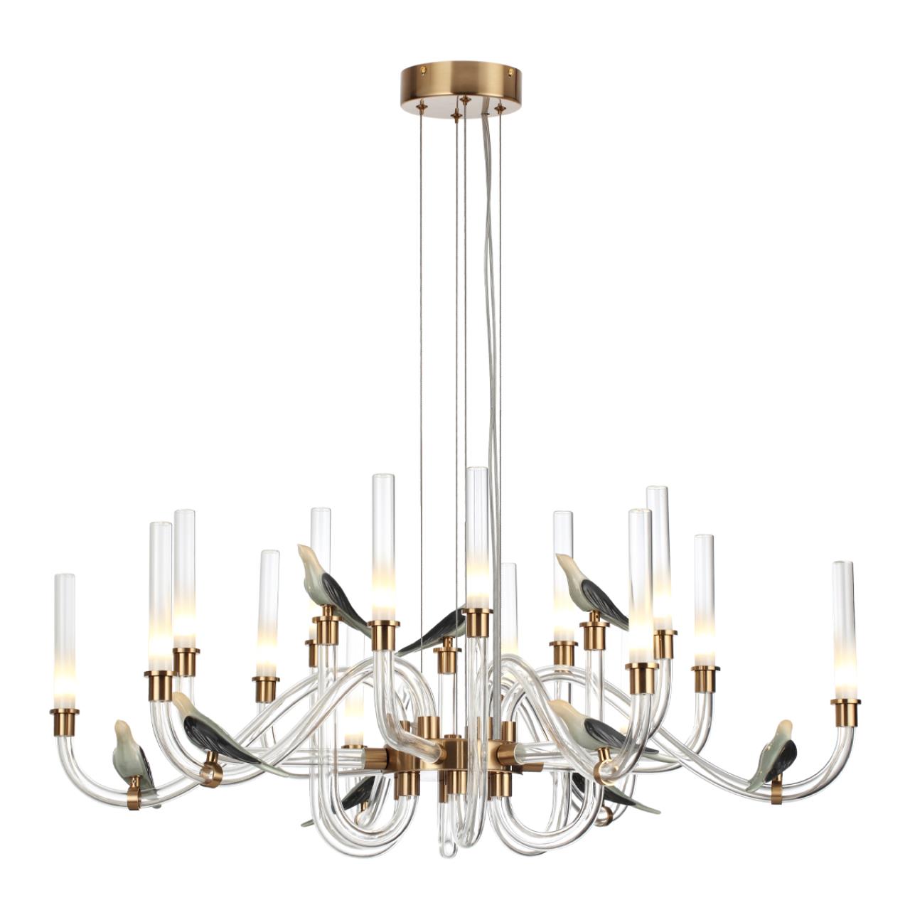 Люстра ODEON LIGHT EXCLUSIVE L-VISION LARK бронзовый LED*1 37