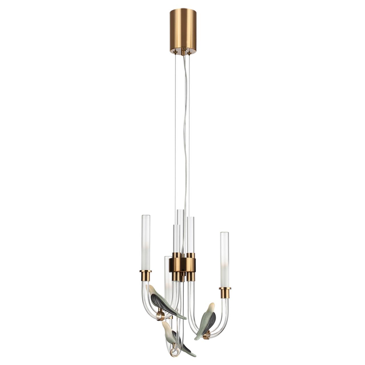 Подвес ODEON LIGHT EXCLUSIVE L-VISION LARK бронзовый LED 6W
