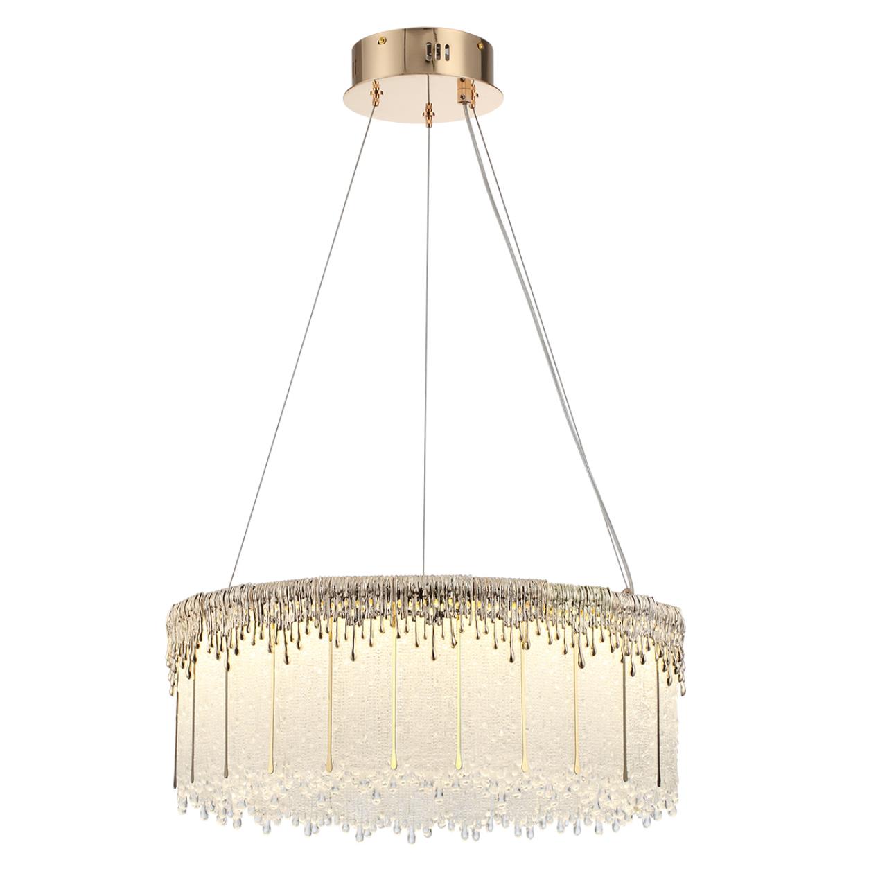 Люстра ODEON LIGHT L-VISION CLEO золотой LED*1 60