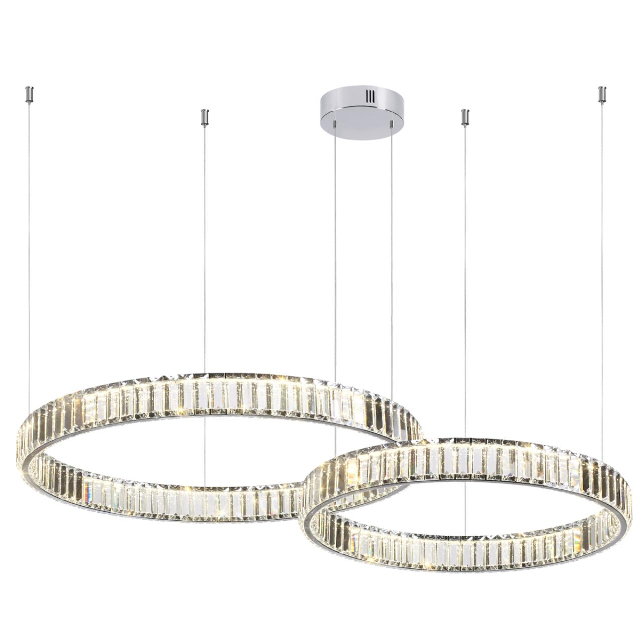 Люстра ODEON LIGHT L-VISION Vekia хром LED*1 45W