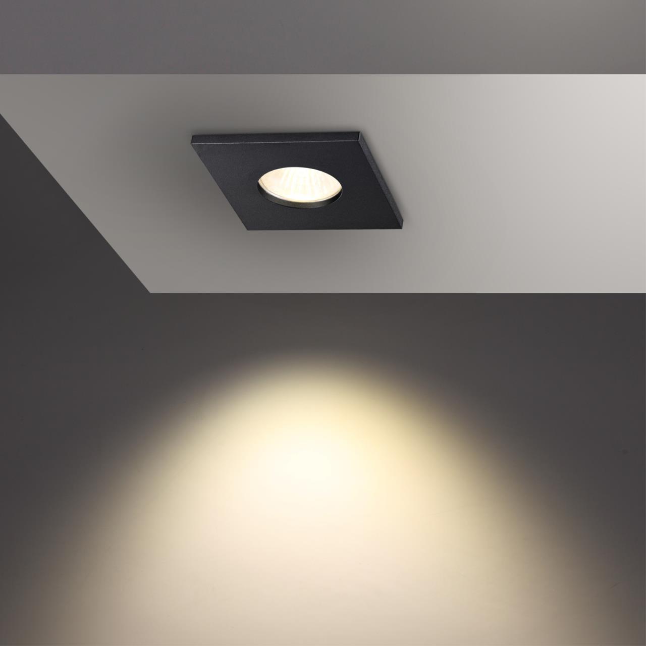 Светильник встраиваемый влагозащищенный NOVOTECH SPOT AQUA черный GU10*1 10W