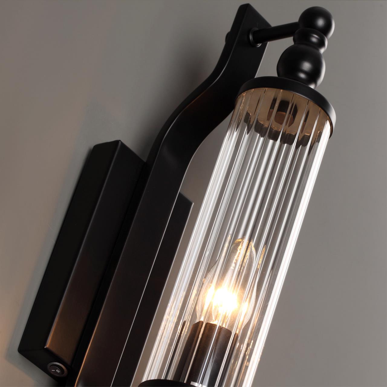 Настенный светильник ODEON LIGHT DROPS TOLERO черный