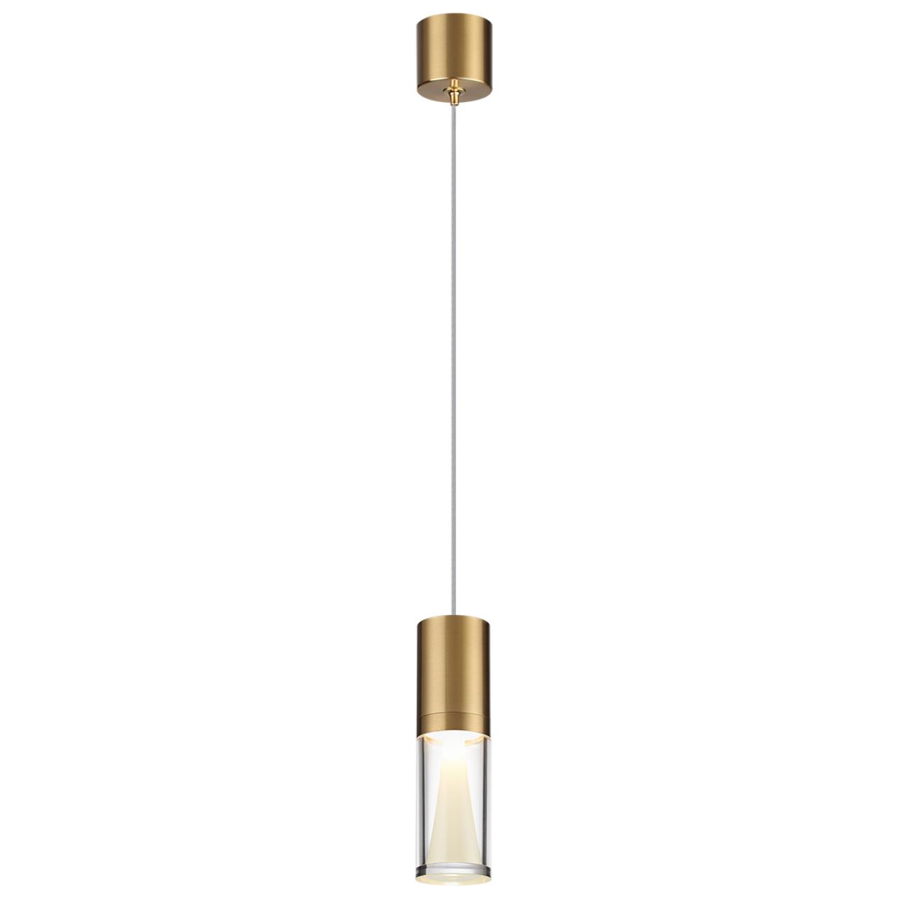 Подвесной светильник ODEON LIGHT HIGHTECH DEFANCE бронзовый LED*1 4W
