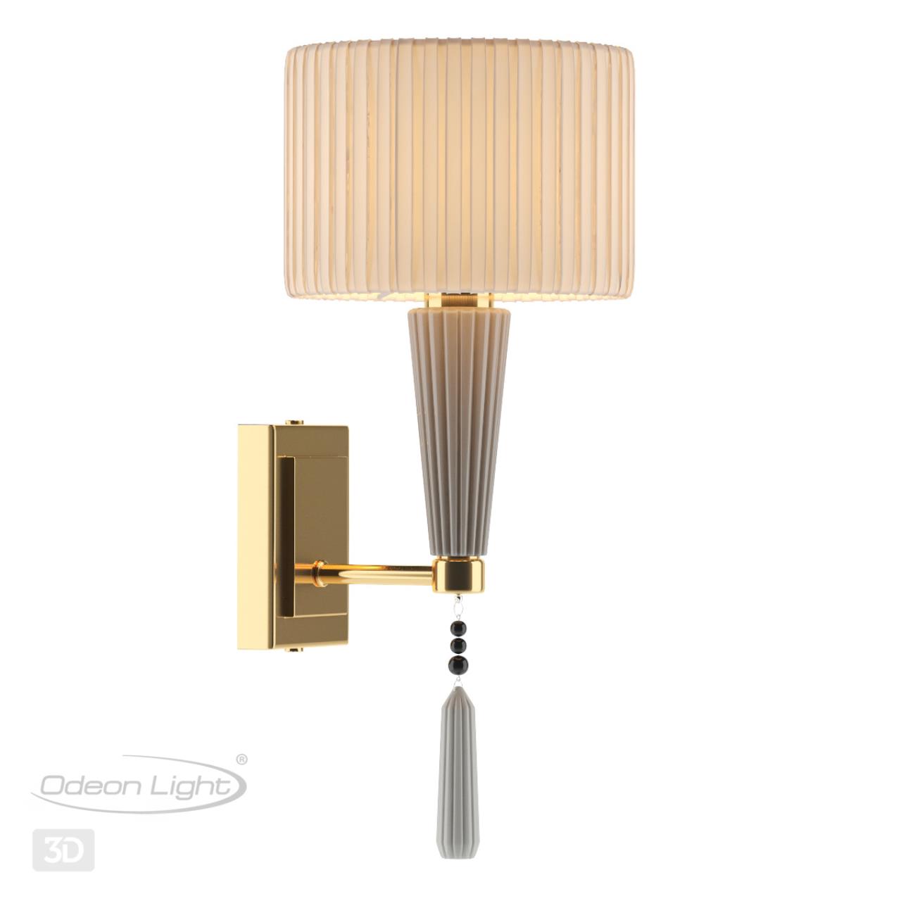 Бра ODEON LIGHT EXCLUSIVE CLASSIC Latte бронзовый