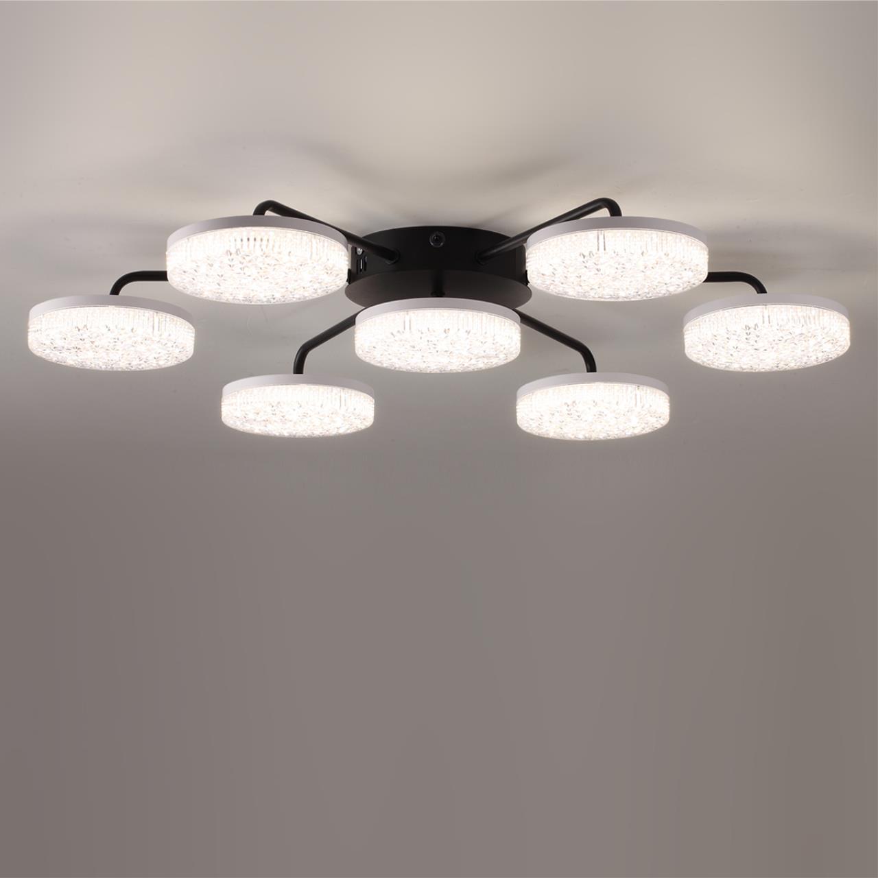 Люстра потолочная LUMION LEDIO DIDANA черный LED*1 90W