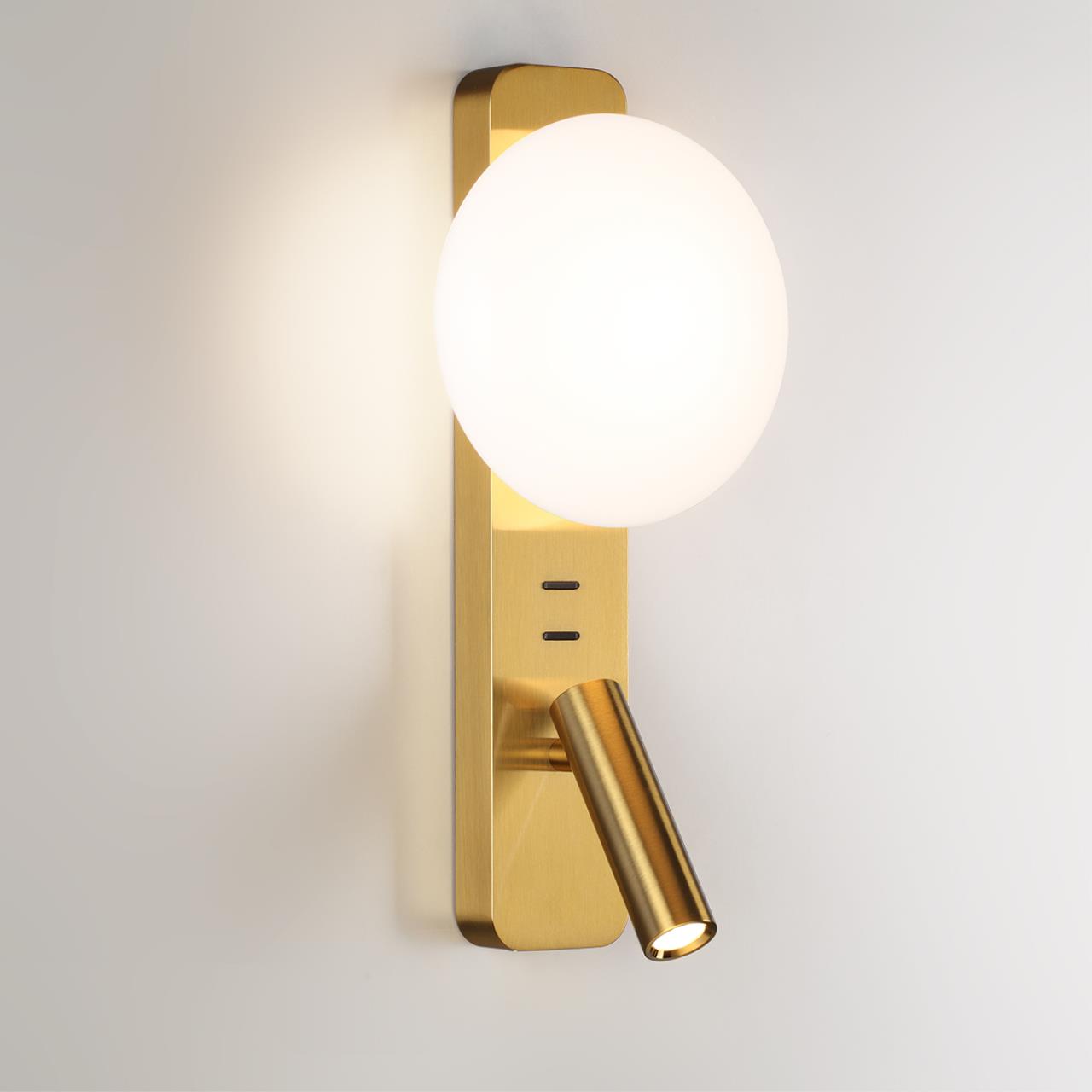 Настенный светильник ODEON LIGHT HIGHTECH ALBERGO античная бронза