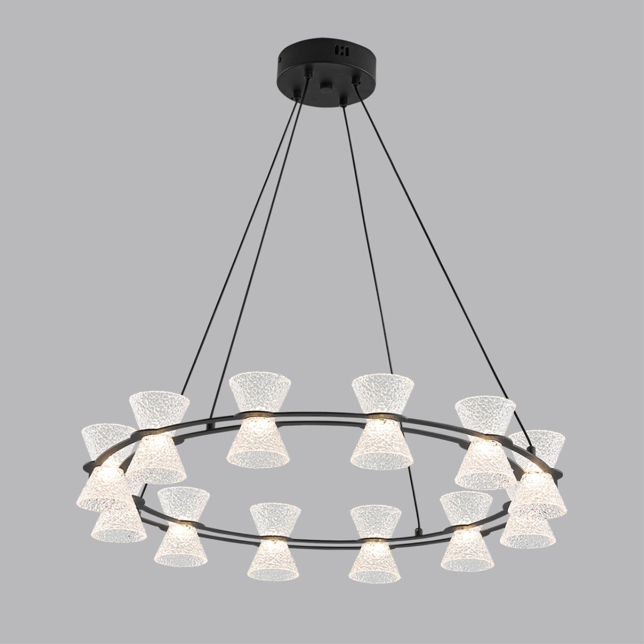 Люстра подвесная LUMION LEDIO VINORA черный LED*1 42W