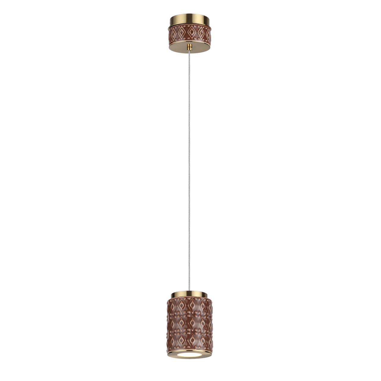 Подвес ODEON LIGHT EXCLUSIVE L-VISION LULU античная бронза, латунь LED*1 5W 3000К