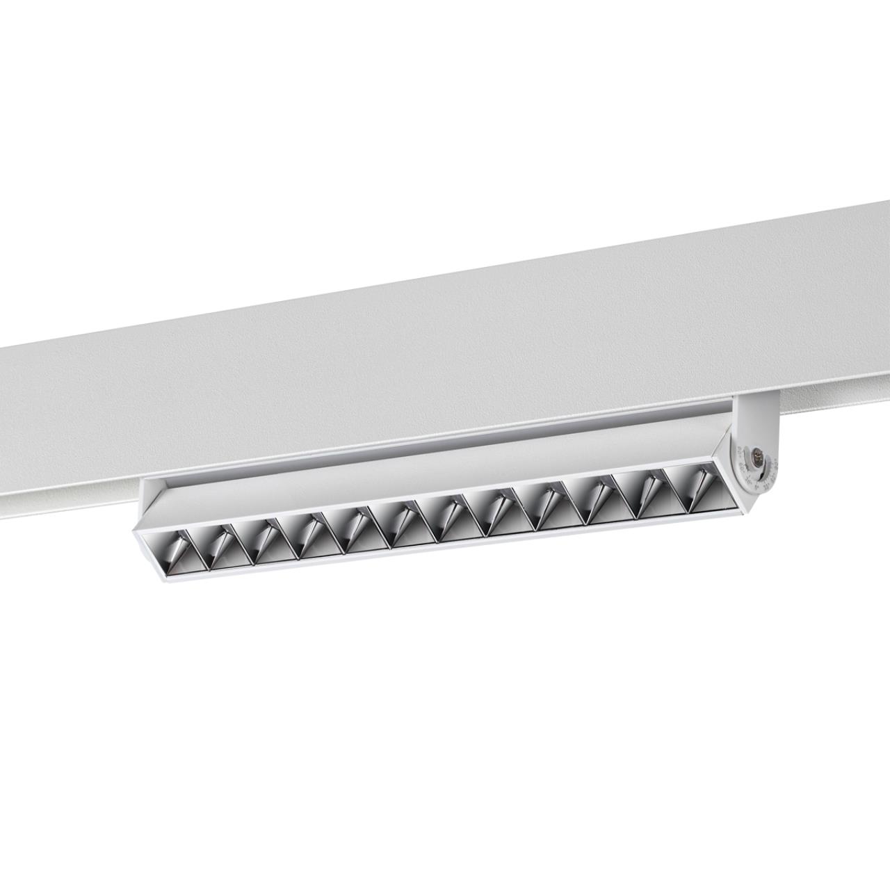 Трековый светильник для низковольного шинопровода NOVOTECH SHINO FLUM белый LED*1 12W 4000К