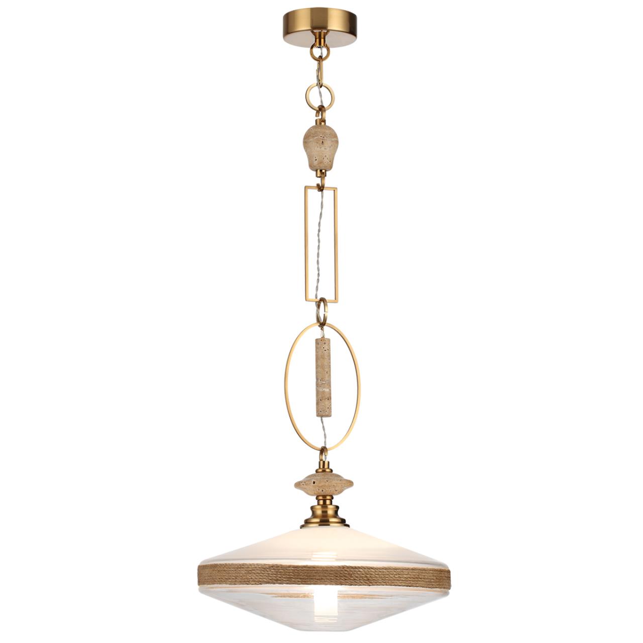 Подвес ODEON LIGHT EXCLUSIVE PENDANT KREMA латунь G9*1 10W плафон прозрачный