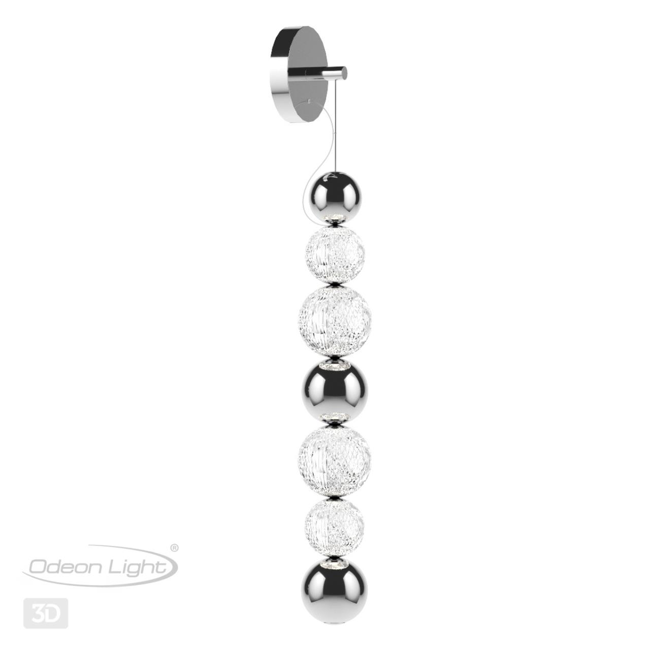 Настенный светильник ODEON LIGHT L-VISION CRYSTAL хром
