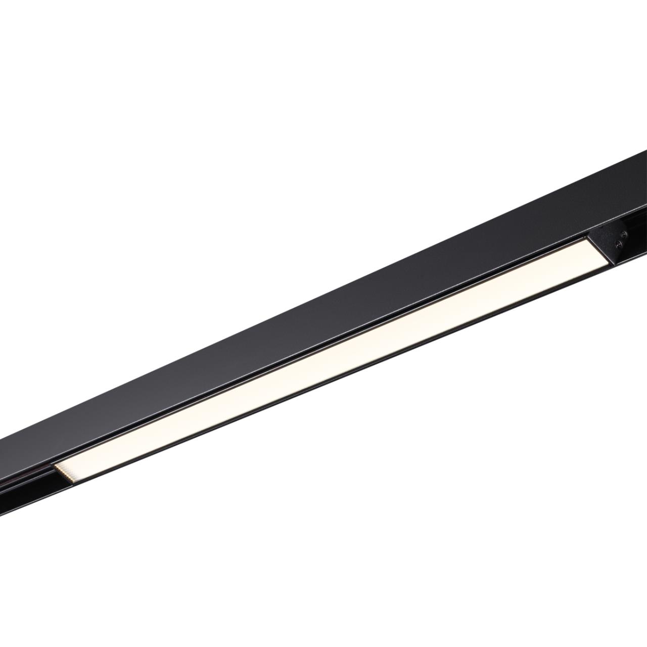 Трековый светильник для низковольтного шинопровода NOVOTECH SHINO FLUM черный LED*1 24W