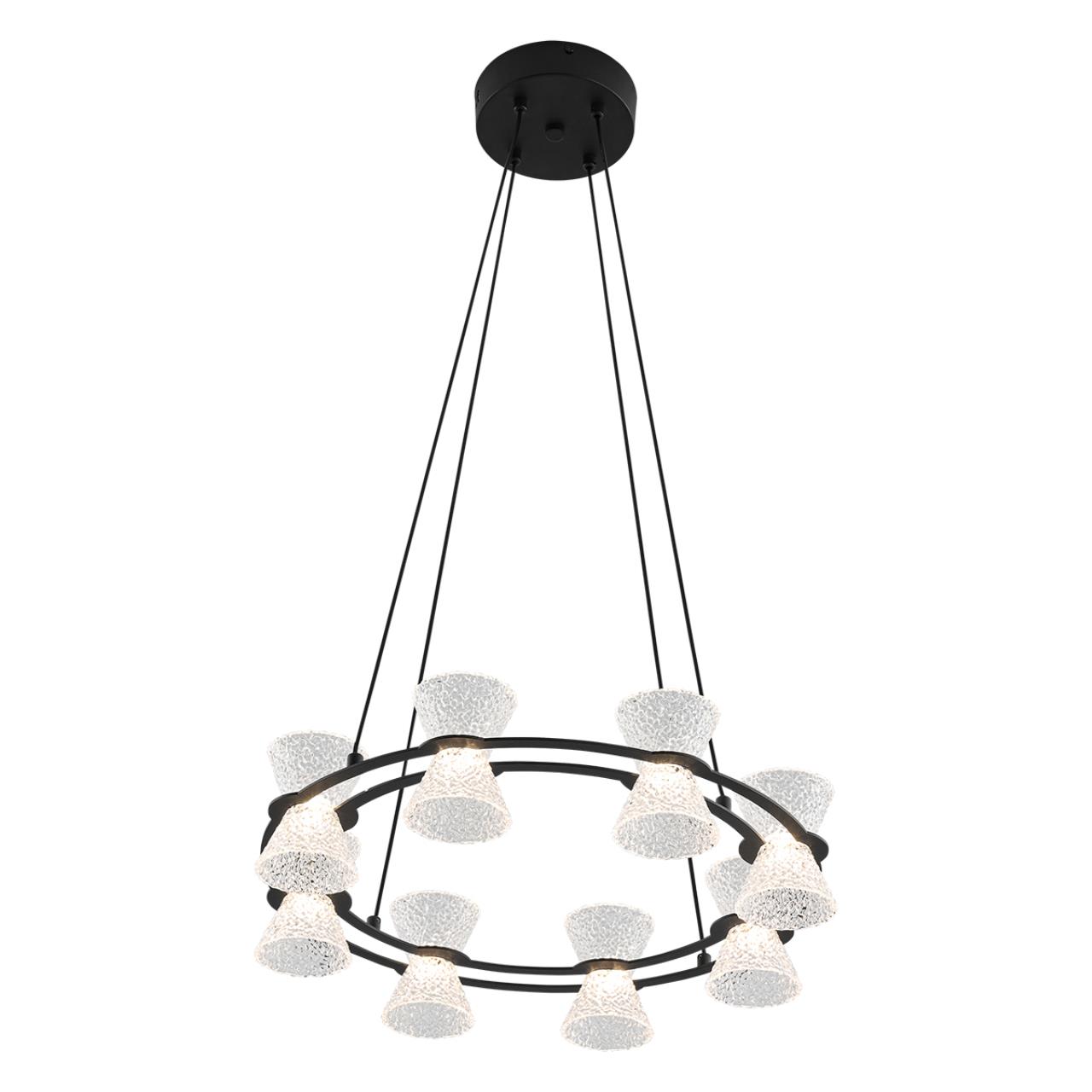 Люстра подвесная LUMION LEDIO VINORA черный LED*1 28W