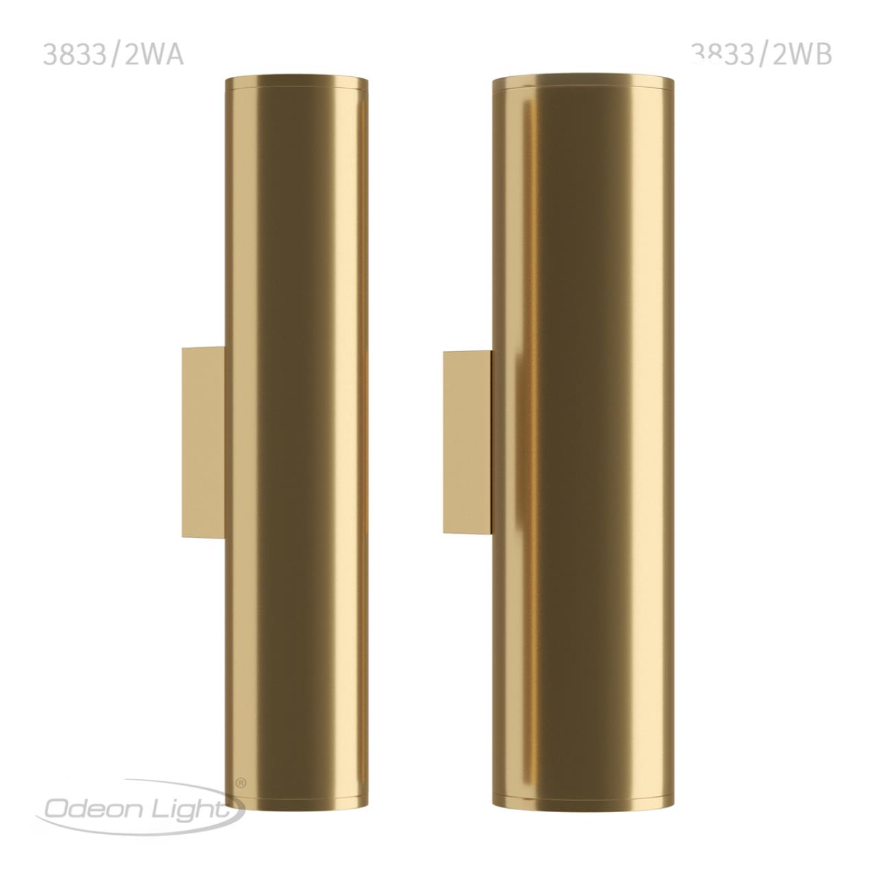 Настенный светильник ODEON LIGHT HIGHTECH DARIO золотой E27*2 10W  60 мм