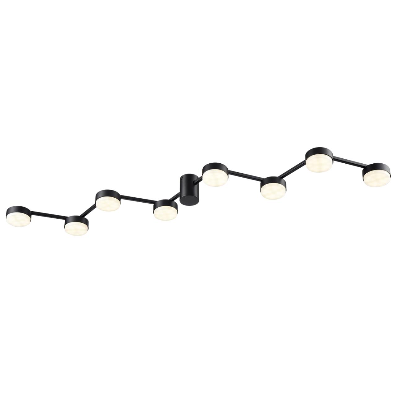 Люстра потолочная LUMION COMFI SANATA черный GX53*8 10W